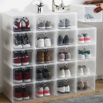 AJ shoe box high-top basketball shoes dust-proof storage box with hard material aj transparent shoe box 2 packs heightened clams
AJ shoe box high-top basketball shoes dust-proof storage box with hard material aj transparent shoe box 2 packs heightened clams