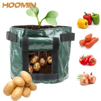 HOOMIN 1Pcs DIY Potato Grow Planter PE Cloth Planting Container Bag Vegetable Plant Grow Bag Thicken Garden Pot Home Garden Tool
HOOMIN 1Pcs DIY Potato Grow Planter PE Cloth Planting Container Bag Vegetable Plant Grow Bag Thicken Garden Pot Home Garden Tool