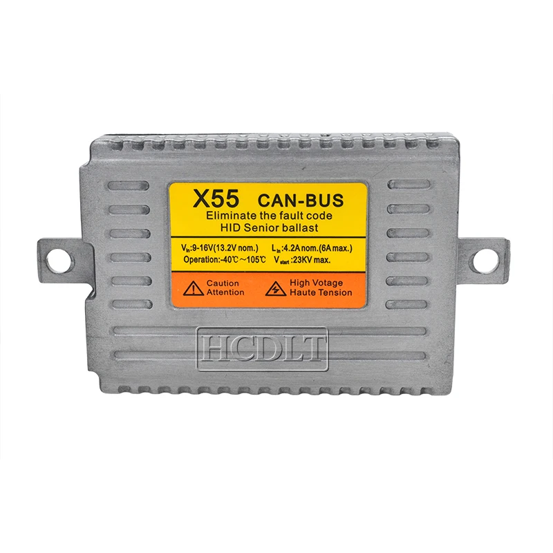 HCDLT AC 55W Xenon Canbus HID Ballast DLT X55 Digital Block Ignition Silm Ballast For Car Xenon Bulb Kit H1 H3 H7 H11 9005 9006 (4)