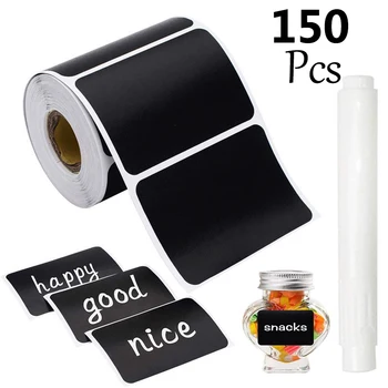 150Pcs/Roll Chalkboard Labels sticker with a chalk pen Removable Waterproof Blackboard Stickers Label for Jars Glass Bottle Kids
150Pcs/Roll Chalkboard Labels sticker with a chalk pen Removable Waterproof Blackboard Stickers Label for Jars Glass Bottle Kids