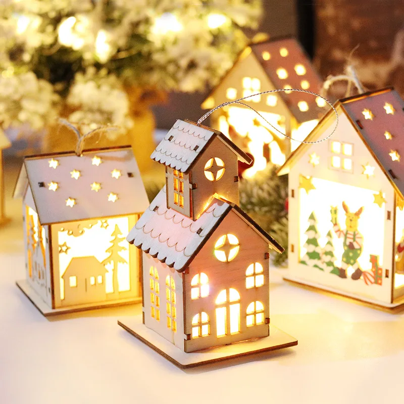 Christmas Decorations Wooden Lighted House Christmas Tree Pendant Holiday Gift Crafts Lighthouse
Christmas Decorations Wooden Lighted House Christmas Tree Pendant Holiday Gift Crafts Lighthouse