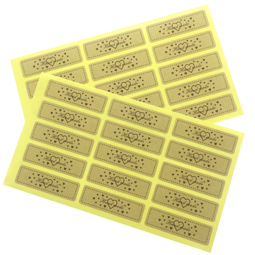 150pcs/lot vintage 'Hand made' Kraft Paper Sealing Stickers Handmade Product Decorative Sticker Package Label For DIY Gift
150pcs/lot vintage 'Hand made' Kraft Paper Sealing Stickers Handmade Product Decorative Sticker Package Label For DIY Gift