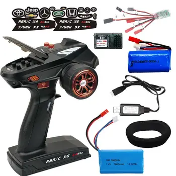 RBR/C X6 2.4G 6CH Transmitter +X6F Receiver+10A ESC for JJRC Q65 MN90 1/10 1/8 Crawler TRX4 Axial SCX10 D90 RC Car Boat
RBR/C X6 2.4G 6CH Transmitter +X6F Receiver+10A ESC for JJRC Q65 MN90 1/10 1/8 Crawler TRX4 Axial SCX10 D90 RC Car Boat