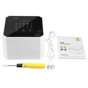 Desk Air Purifier Mini Negative Ion Purifier Smoke Dust Formaldehyde Removal US Plug 110-240V Tool
Desk Air Purifier Mini Negative Ion Purifier Smoke Dust Formaldehyde Removal US Plug 110-240V Tool