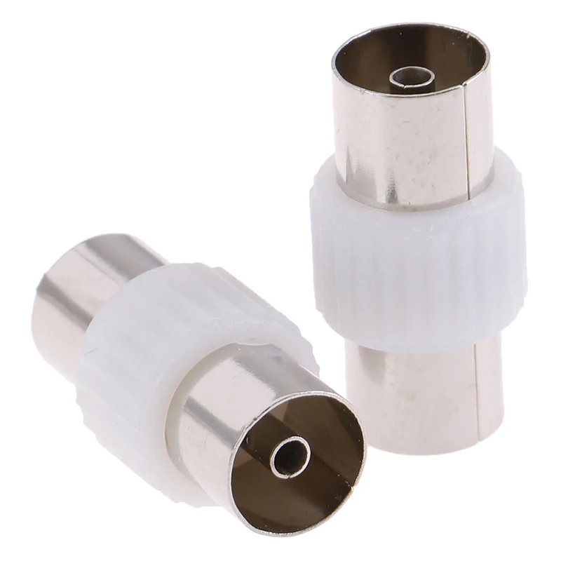 2pcs Female To Female TV Plug Jack For Antennas TV RF Coaxial Plugs Adapter Connector
2pcs Female To Female TV Plug Jack For Antennas TV RF Coaxial Plugs Adapter Connector
