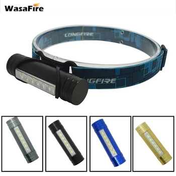 Wasafire 5pcs/lot Built-in 2200mah Battery COB Led Headlamp USB Rechargeable 3 Modes Headlight Helmet Lamp for Camping Hunting
Wasafire 5pcs/lot Built-in 2200mah Battery COB Led Headlamp USB Rechargeable 3 Modes Headlight Helmet Lamp for Camping Hunting