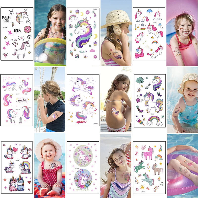 Cute Unicorn Crown Temporary Tattoo Stickers Rainbow Unicorn Waterproof Body Sticker Kids Birthday Party Gift Children Day Decor
Cute Unicorn Crown Temporary Tattoo Stickers Rainbow Unicorn Waterproof Body Sticker Kids Birthday Party Gift Children Day Decor