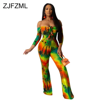 Tie Dye Print Beach Rompers Womens Jumpsuit Off Shoulder Backless Bodycon Playsuit Summer Salsh Neck Long Sleeve Slim Bodysuits
Tie Dye Print Beach Rompers Womens Jumpsuit Off Shoulder Backless Bodycon Playsuit Summer Salsh Neck Long Sleeve Slim Bodysuits