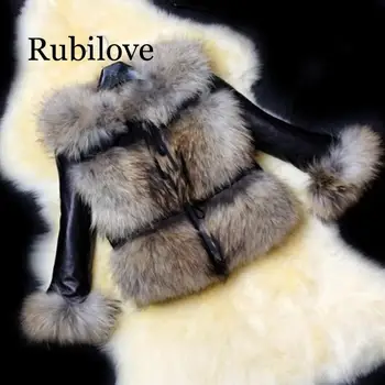 2019 New Fashion Autumn/winter Jacket Short Coat Women Clothing Casual Pu Leather Jacket Spliced Imitation Fox Fur Fur Coat
2019 New Fashion Autumn/winter Jacket Short Coat Women Clothing Casual Pu Leather Jacket Spliced Imitation Fox Fur Fur Coat