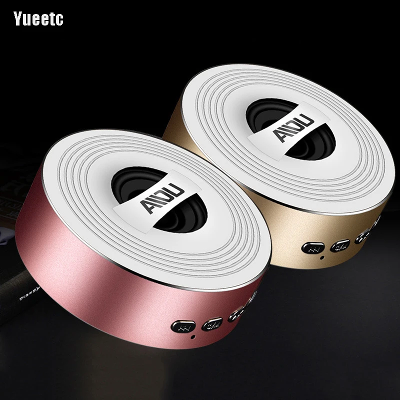 Wireless Bluetooth Speaker Metal Mini Portable Subwoof Sound with Mic TF Card FM Radio AUX MP3 Music Play Loudspeaker
Wireless Bluetooth Speaker Metal Mini Portable Subwoof Sound with Mic TF Card FM Radio AUX MP3 Music Play Loudspeaker