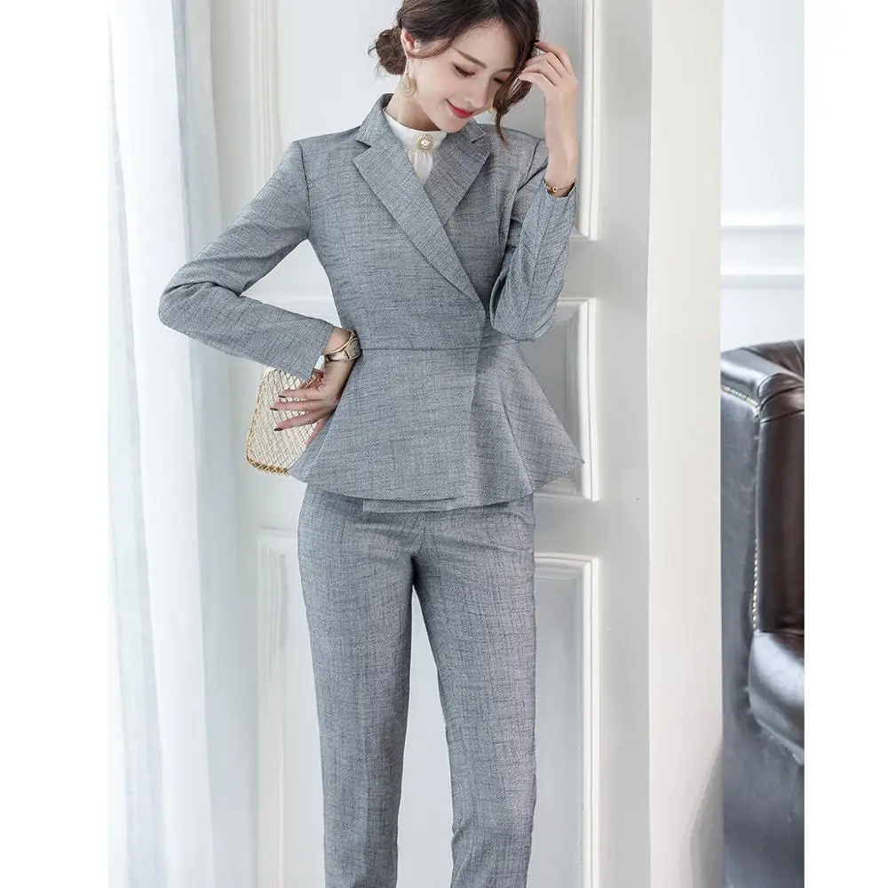 Plus Size 4XL High Quality Women Pant Suits 2018 Professional Notched Business Suit
Plus Size 4XL High Quality Women Pant Suits 2018 Professional Notched Business Suit