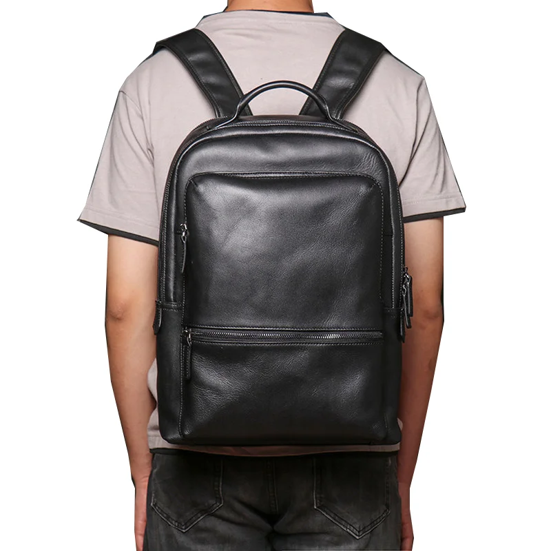 Men Genuine Leather Laptop Backpack Male School Backpacks High Quality Cow Leather Men Daypacks Casual Large Capacity Travel Bag
Men Genuine Leather Laptop Backpack Male School Backpacks High Quality Cow Leather Men Daypacks Casual Large Capacity Travel Bag