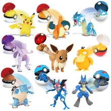 Genuine Pokemon Pokeball Toy Set Box Anime Figure Deformation Model Doll Pikachu Mewtwo Eevee Greninja Charizard Lucario Psyduck
Genuine Pokemon Pokeball Toy Set Box Anime Figure Deformation Model Doll Pikachu Mewtwo Eevee Greninja Charizard Lucario Psyduck