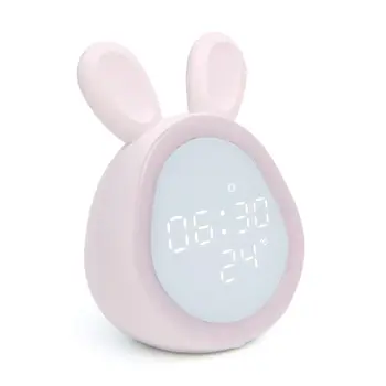 Alarm Clocks for Bedrooms with Snooze and Night Lights, Rabbit Shaped Digital Alarm Clock, 3 Alarms with 6 Ringtones, Vo
Alarm Clocks for Bedrooms with Snooze and Night Lights, Rabbit Shaped Digital Alarm Clock, 3 Alarms with 6 Ringtones, Vo
