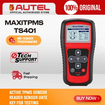 Autel MaxiTPMS TS401 OBD2 TPMS Diagnostic Scanner Tool Tire Pressure Monitoring System Activate 315 433MHZ Sensor Programming
Autel MaxiTPMS TS401 OBD2 TPMS Diagnostic Scanner Tool Tire Pressure Monitoring System Activate 315 433MHZ Sensor Programming