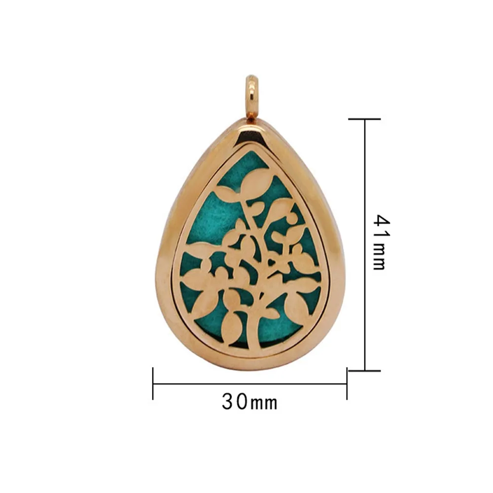 Perfume Oil Necklaces Pendant Aromatherapy Essential Diffuser