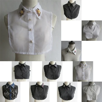 Fashion Style Embroidery Lace Collar ABS Pearl Sewing Neckline DIY Shirt Fake Collar Trimming Clothing Accessories
Fashion Style Embroidery Lace Collar ABS Pearl Sewing Neckline DIY Shirt Fake Collar Trimming Clothing Accessories