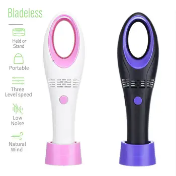 Mini Portable Handheld Bladeless Fan USB Rechargeable Leafless Cooling Fan Cooler with 3 Speed Level Home Office Outdoor Fan
Mini Portable Handheld Bladeless Fan USB Rechargeable Leafless Cooling Fan Cooler with 3 Speed Level Home Office Outdoor Fan