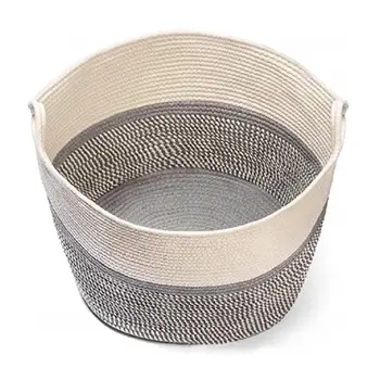 Nordic Cotton Rope Hamper Clothing Storage Basket Toy Debris Storage Basket Bedroom Collapsible Organizer Large Laundry Bucket #
Nordic Cotton Rope Hamper Clothing Storage Basket Toy Debris Storage Basket Bedroom Collapsible Organizer Large Laundry Bucket #