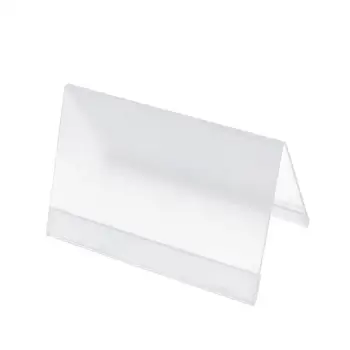 Acrylic V type Transparent Table Card Table Guest Table Triangle Conference Card for Putting Name
Acrylic V type Transparent Table Card Table Guest Table Triangle Conference Card for Putting Name