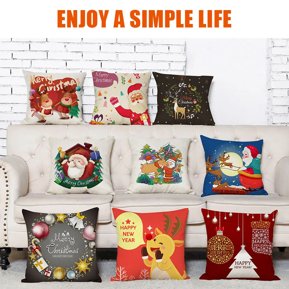 Throw Pillow Cover Sofa Bed Decorative Pillow Cover Christmas Tree Cartoon Cushion Sofa Cushion Case Protector
Throw Pillow Cover Sofa Bed Decorative Pillow Cover Christmas Tree Cartoon Cushion Sofa Cushion Case Protector