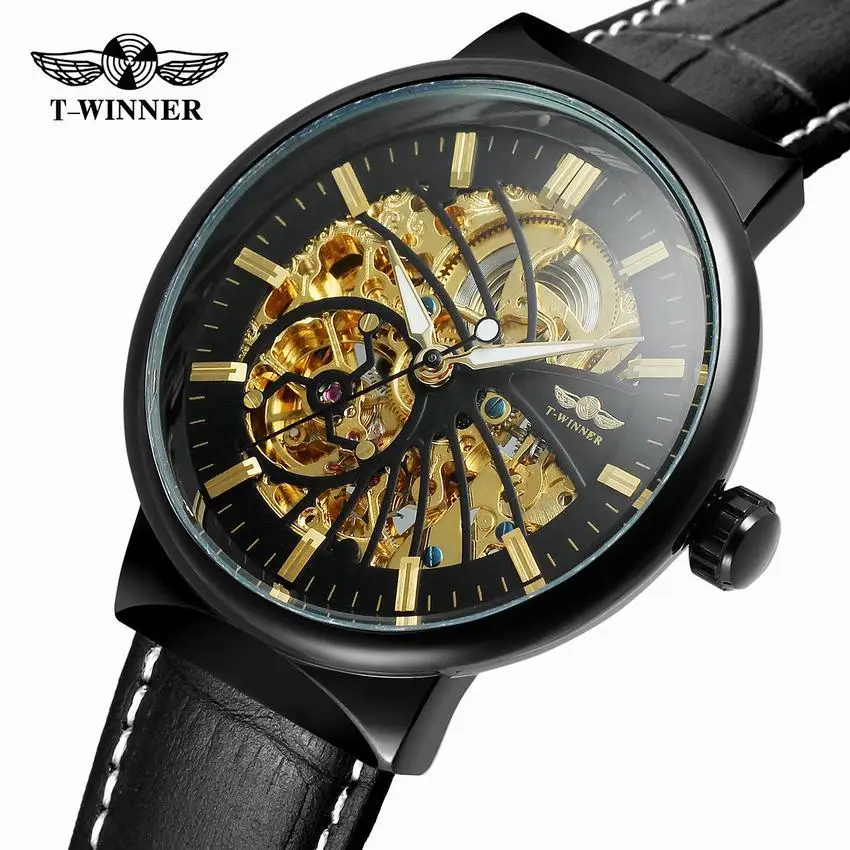 New Style T- Winner Men Fashion Casual Hollow out Genuine Leather Waterproof Automatic Machine Watch
New Style T- Winner Men Fashion Casual Hollow out Genuine Leather Waterproof Automatic Machine Watch