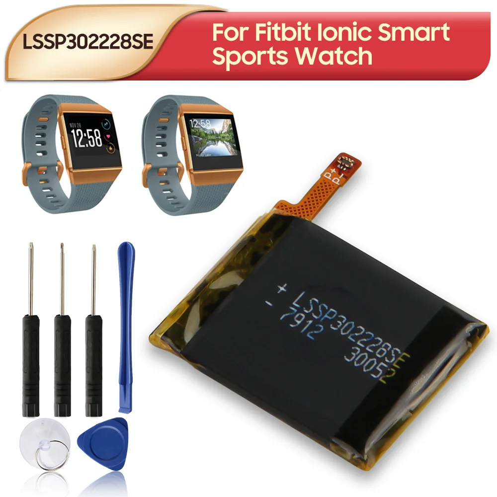 Оригинальная сменная батарея для часов LSSP302228SE Fitbit ионные умные спортивные часы