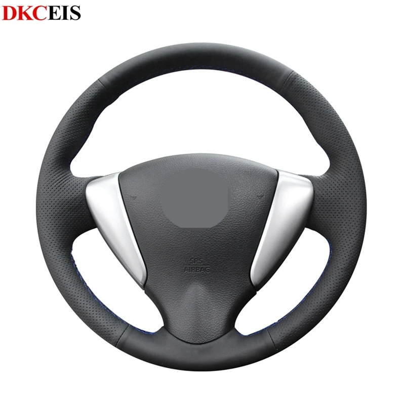 DKCEIS DIY Black Soft Artificial Leather Car Steering Wheel Cover for Nissan Versa 2015-2019 Versa Note Tiida Sylphy 2012-2015
DKCEIS DIY Black Soft Artificial Leather Car Steering Wheel Cover for Nissan Versa 2015-2019 Versa Note Tiida Sylphy 2012-2015
