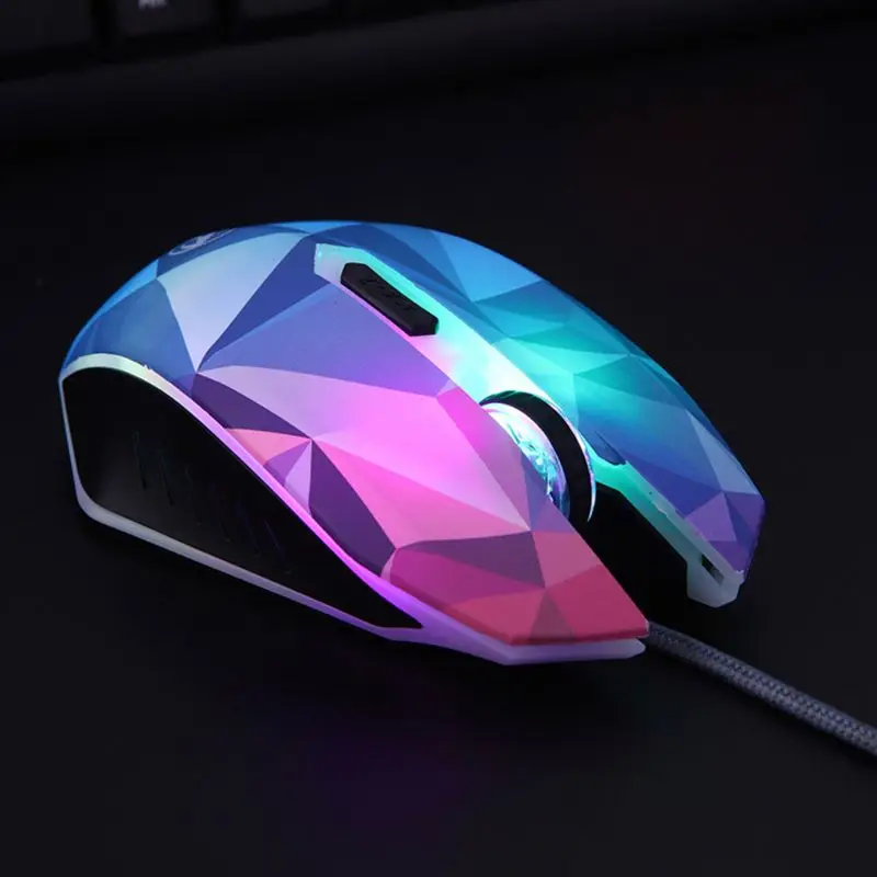 Diamond Edition Gaming Mouse Wired Mouse Optical Backlight Mouse for Computer R2JB
Diamond Edition Gaming Mouse Wired Mouse Optical Backlight Mouse for Computer R2JB