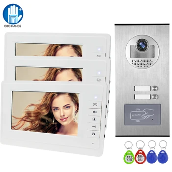 Video Door Phone Intercom System 7" TFT Color Wired Door Bell interphone Screen Monitor for Home Apartment Safe
Video Door Phone Intercom System 7" TFT Color Wired Door Bell interphone Screen Monitor for Home Apartment Safe