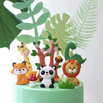 Cartoon Jungle Animal Theme Birthday Party Decoration Cake Decoration Animal Decoration Children's Party Supplies
Cartoon Jungle Animal Theme Birthday Party Decoration Cake Decoration Animal Decoration Children's Party Supplies