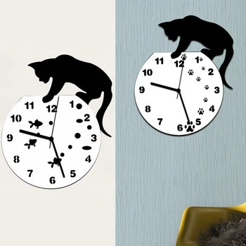 Acrylic Naughty Cat Clock Wall Clock Modern Design Home Decoration Wall Clock Wall Clock 3D Sticker Home
Acrylic Naughty Cat Clock Wall Clock Modern Design Home Decoration Wall Clock Wall Clock 3D Sticker Home