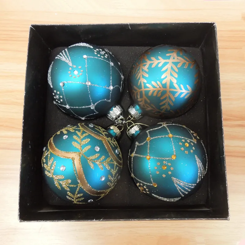12pcs/pack Diameter=8cm Blue Series Handmade Hanging Glass Ball Christmas Day Decoration Globe Festival Friend Gift
12pcs/pack Diameter=8cm Blue Series Handmade Hanging Glass Ball Christmas Day Decoration Globe Festival Friend Gift