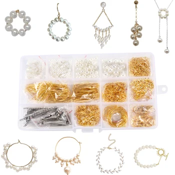 1200pcs pearl bead Jewelry Making Supplies Kit popular jewlery making DIY Earrings necklace bracelect hairpin Making Kit Jewelry
1200pcs pearl bead Jewelry Making Supplies Kit popular jewlery making DIY Earrings necklace bracelect hairpin Making Kit Jewelry