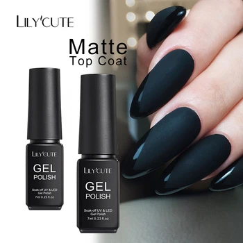 LILYCUTE 7ml Matte Gel Polish Matte Top Coat Matte Color UV Gel Nail Polish Long Lasting Soak Off UV LED Gel Nail Varnish
LILYCUTE 7ml Matte Gel Polish Matte Top Coat Matte Color UV Gel Nail Polish Long Lasting Soak Off UV LED Gel Nail Varnish