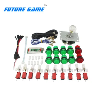 Homemade arcade kit 5 in1 arcade diy kit green button with micro switch use in TV computer emulator kit games
Homemade arcade kit 5 in1 arcade diy kit green button with micro switch use in TV computer emulator kit games