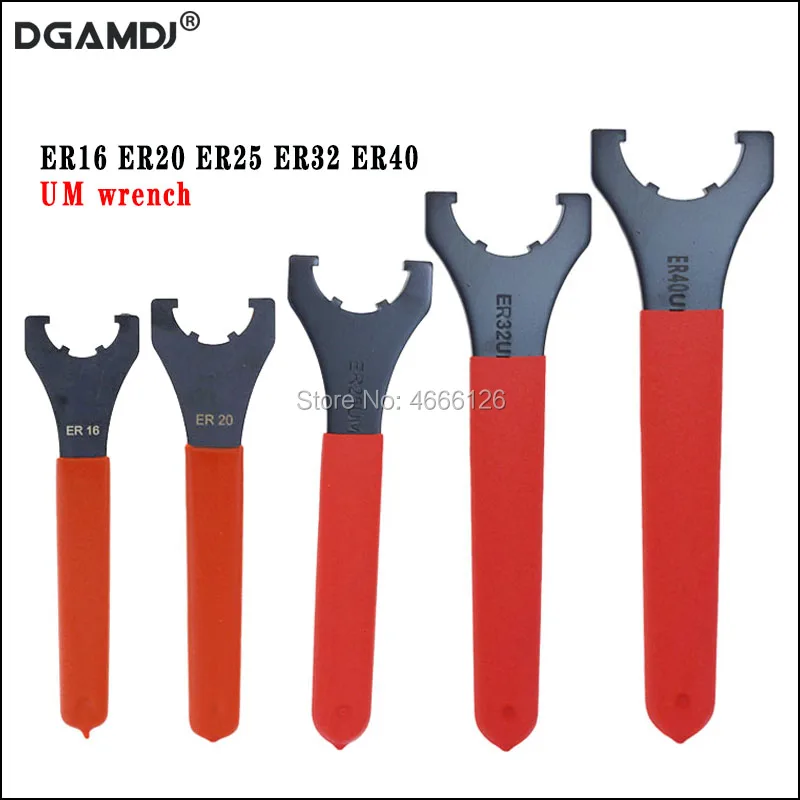ER Collet UM Type Wrench ER16 ER20 ER25 ER32 ER40 ER Spanner for ER Nut Collet Chuck Holder CNC Milling Tool Lathe Tools New
ER Collet UM Type Wrench ER16 ER20 ER25 ER32 ER40 ER Spanner for ER Nut Collet Chuck Holder CNC Milling Tool Lathe Tools New