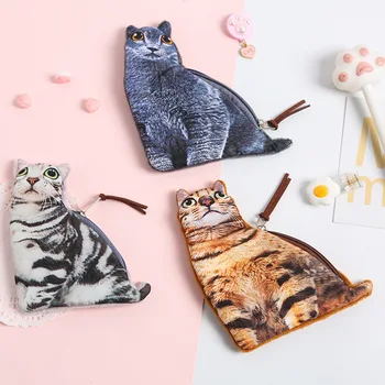 Cute Simulation Cat Cartoon Mini Purse Hand-held Zero Wallet Girl Wallets Bags Slim Zipper Filing Products
Cute Simulation Cat Cartoon Mini Purse Hand-held Zero Wallet Girl Wallets Bags Slim Zipper Filing Products