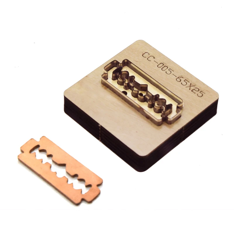DIY leather craft razor blade design die cutting knife mould hand machine punch tool pattern
DIY leather craft razor blade design die cutting knife mould hand machine punch tool pattern