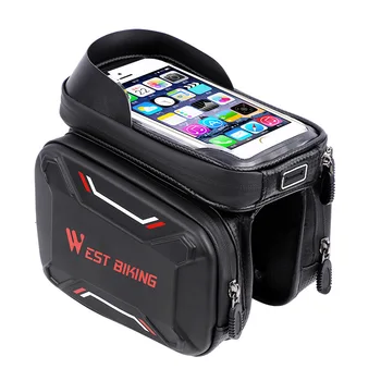 WEST BIKING 6.2 inches Bicycle Bags Front Frame MTB Bike Bag Cycling Accessories Waterproof Screen Touch Top Tube Cell Phone Bag
WEST BIKING 6.2 inches Bicycle Bags Front Frame MTB Bike Bag Cycling Accessories Waterproof Screen Touch Top Tube Cell Phone Bag