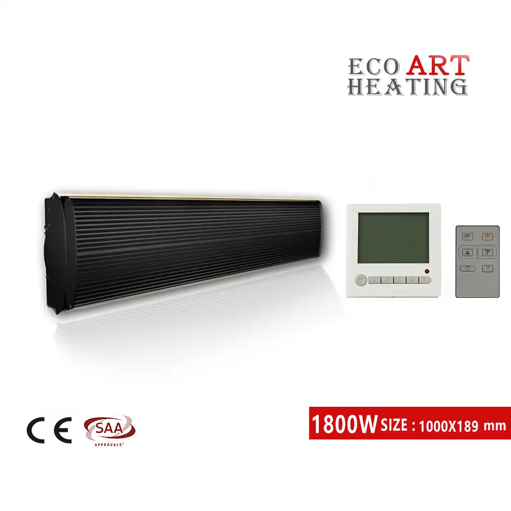 1800w Electric Infrared Patio Heater Radiant Strip Indoor Outdoor