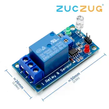 Photosensitive diode module 5V 12V Relay module in optical switch light detection sensor Photosensitive Module 
Photosensitive diode module 5V 12V Relay module in optical switch light detection sensor Photosensitive Module