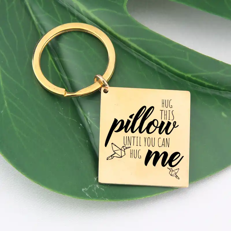 this pillow until you can hug me keychain gifts for girlfriend
