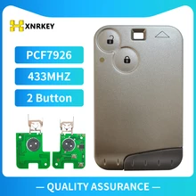 XNRKEY 5 Pcs 2 Button Smart Card Key PCF7947 Chip 433Mhz Without Logo Grey Blade for Renault Laguna Remote Car Key
XNRKEY 5 Pcs 2 Button Smart Card Key PCF7947 Chip 433Mhz Without Logo Grey Blade for Renault Laguna Remote Car Key