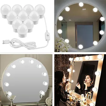 LED 12V Makeup Mirror Light Bulb Hollywood Vanity Lights Stepless Dimmable Wall Lamp 6 10 14Bulbs Kit for Dressing Table
LED 12V Makeup Mirror Light Bulb Hollywood Vanity Lights Stepless Dimmable Wall Lamp 6 10 14Bulbs Kit for Dressing Table