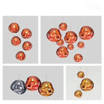 Nordic DIXON Melt Lava LED Pendant Lights Glass Living Room Bedroom Pendant Lamp Restaurant Home LED Lighting Luminaire Fixtures
Nordic DIXON Melt Lava LED Pendant Lights Glass Living Room Bedroom Pendant Lamp Restaurant Home LED Lighting Luminaire Fixtures