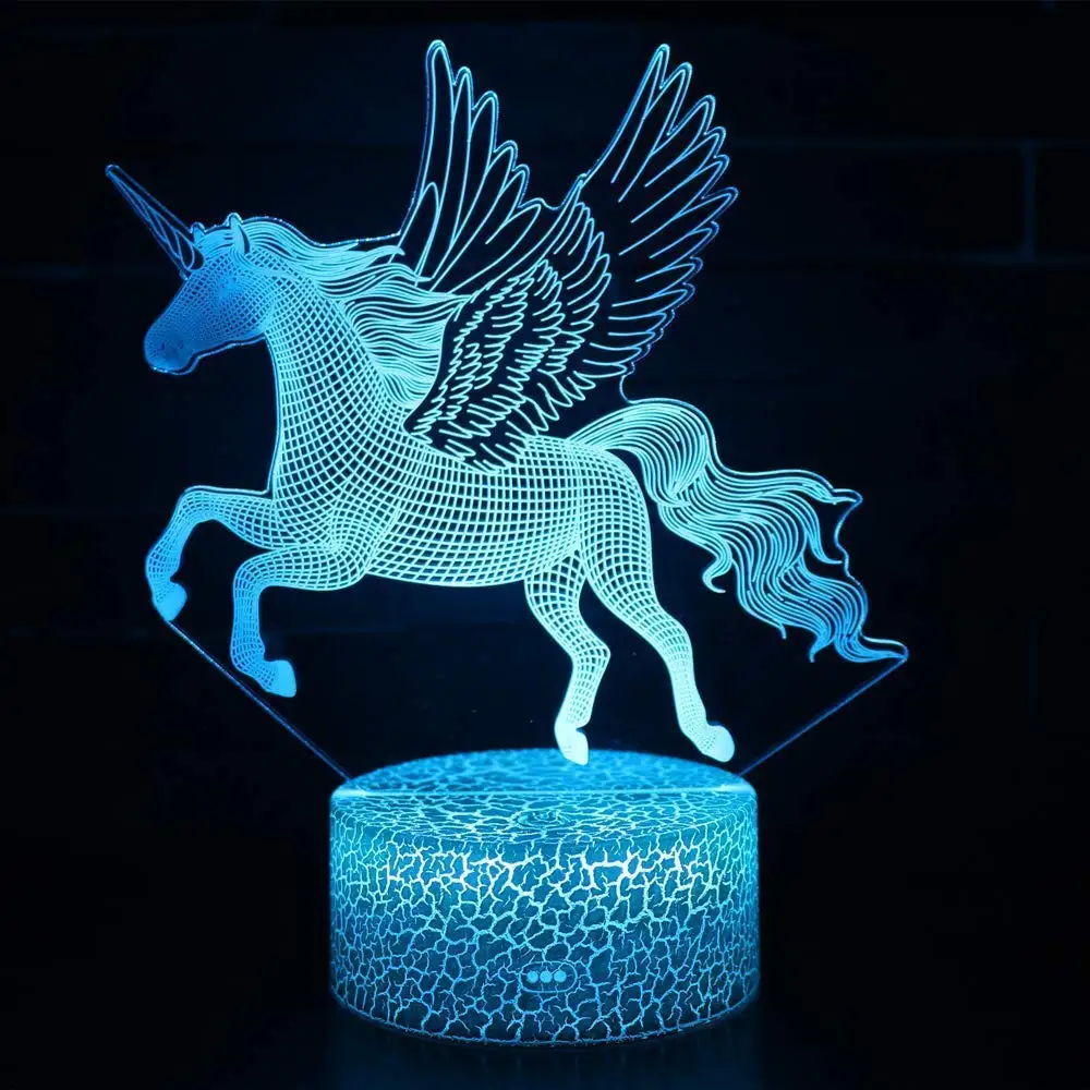 Unicorn 3D Night Light Touch Control for Kids, 7 Color Change LED Desk Table Decor Lamp for Children Bedroom Nursery Hallway
Unicorn 3D Night Light Touch Control for Kids, 7 Color Change LED Desk Table Decor Lamp for Children Bedroom Nursery Hallway