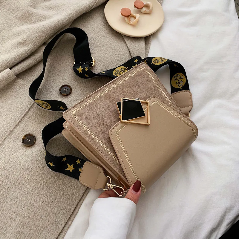 Bag WOMEN'S Bag 2019 New Style High Grade Sense Western Style Large-Volume-Style Simple Versatile Wide-Strap Crossbody Bag 
Bag WOMEN'S Bag 2019 New Style High Grade Sense Western Style Large-Volume-Style Simple Versatile Wide-Strap Crossbody Bag