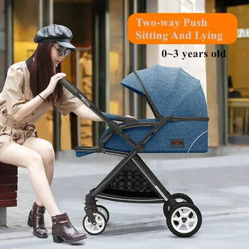 baby stroller two way puch sitting lying infant trolley portable baby carriage rubber four-wheel shock absorber stroller
baby stroller two way puch sitting lying infant trolley portable baby carriage rubber four-wheel shock absorber stroller