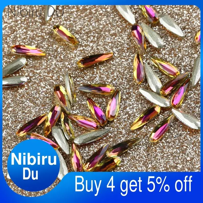 Drop Shape Nail Rhinestones 20pack/pcs Glass Colorful Crystal Stones For Nails Art Decorations
Drop Shape Nail Rhinestones 20pack/pcs Glass Colorful Crystal Stones For Nails Art Decorations